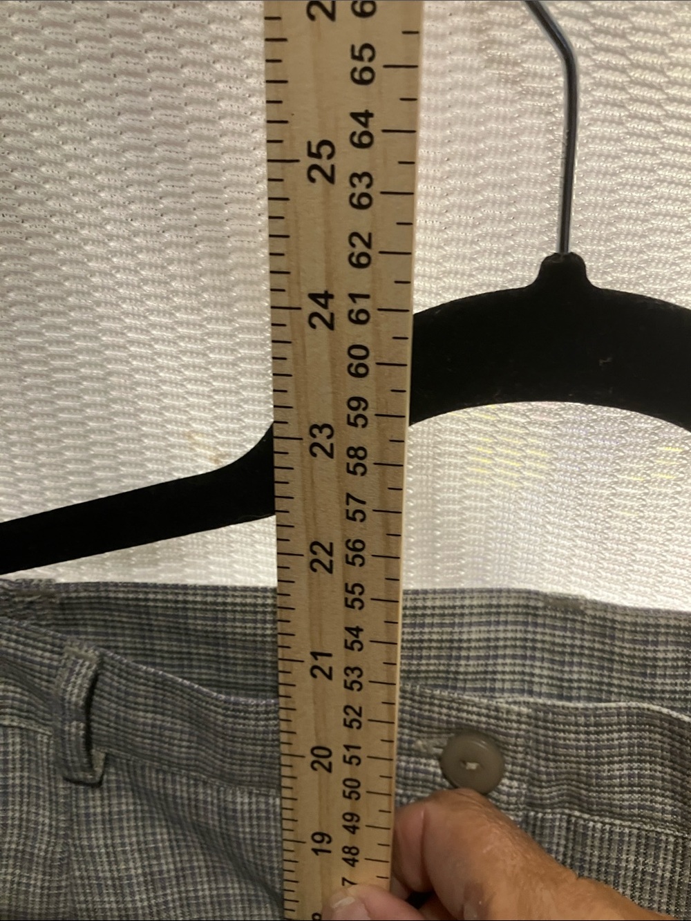 Women's Gray Plaid Bermuda Shorts - Picture 7 of 10